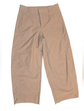 Uniqlo Barrel-Leg Chinos in Tan Size 27-29